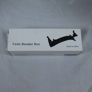 Adjustable Violin Shoulder Rest 4/4‎ 3/4 Size Collapsible Black Made in China